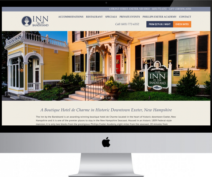 inn-by-the-bandstand website design